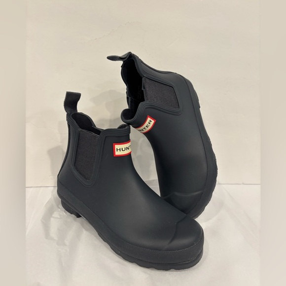 Hunter Women's Original Chelsea Rain Boot in Blue - Picture 4 of 7